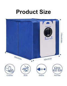 5 Bolsas de Reemplazo JurwheeR para Aspiradora BObsweep RC400 2