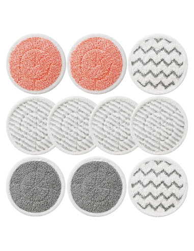 Paquete de 10 almohadillas de mopa a vapor Bvhonwe S7001