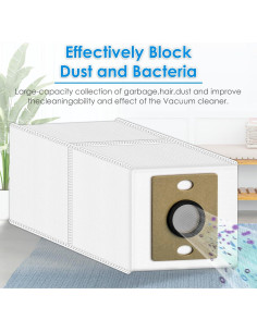 Bolsas de Repuesto para Aspiradora ILIFE V9 Pro A12 Pro - 10 Piezas 2