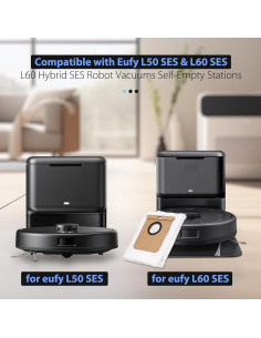 Bolsas de Polvo de Reemplazo FFsign L60/L50 - 12 Unidades 2.5L 2