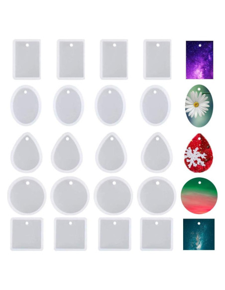 20 Moldes de Silicona para Joyería TuNan - 5 Estilos