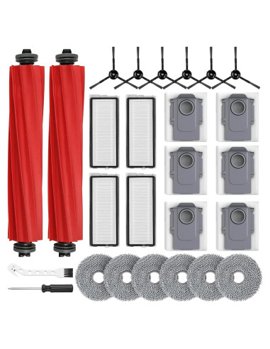 Kit de Accesorios 26PCS BTRSOLUS para Roborock Qrevo S/Plus/Pro