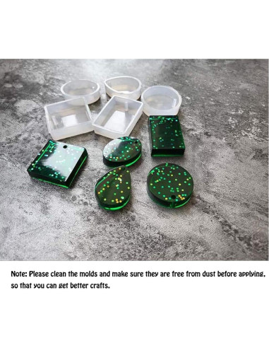 20 Moldes de Silicona para Joyería TuNan - 5 Estilos