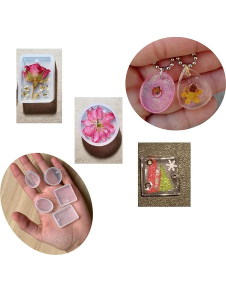 20 Moldes de Silicona para Joyería TuNan - 5 Estilos