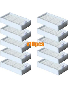 10 Filtros HEPA de Reemplazo LEZHISNUG para Aspiradoras ILIFE 2