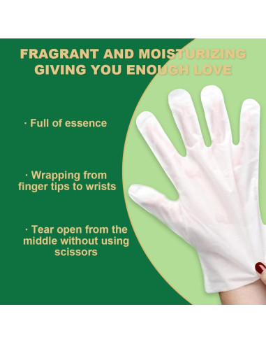 Mascarilla Hidratante para Manos SULADEC - Manteca de Karité y Leche de Cabra - 5 Pares