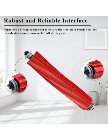 Cepillo Principal de Goma Soniicmomo para Roborock S7 y Q Revo