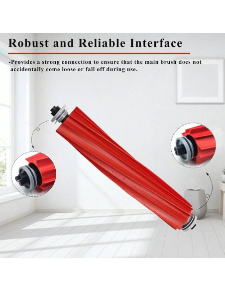 Cepillo Principal de Goma Soniicmomo para Roborock S7 y Q Revo