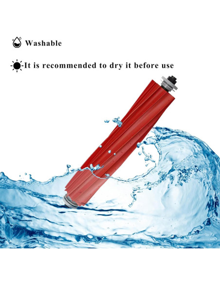 Cepillo Principal de Goma Soniicmomo para Roborock S7 y Q Revo