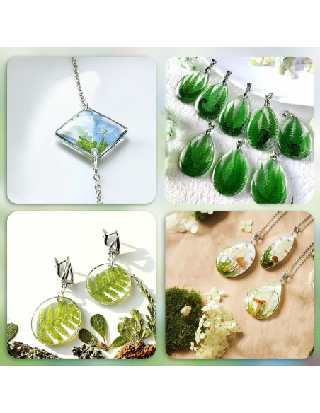 Moldes de Silicona para Joyería de Resina 38 Formas Salbsever