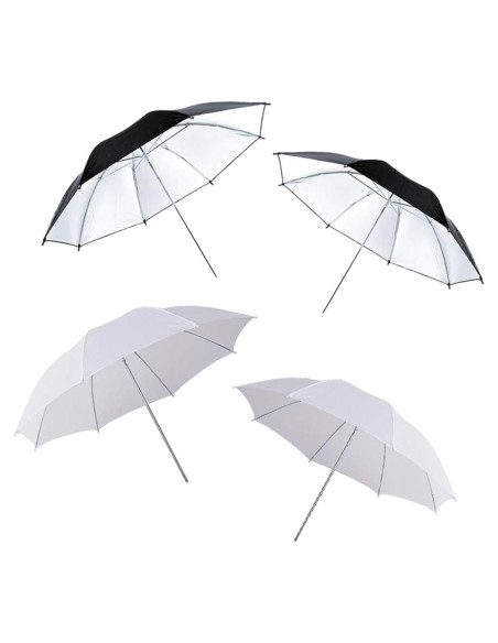 Kit de Iluminación con Paraguas Bcolor FD-8 4 Piezas 84cm