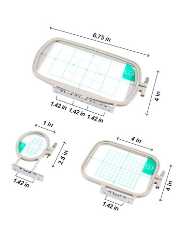 Aros de Bordado Sew Tech 3en1-A para Brother y Babylock