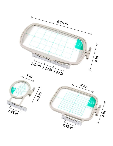 Aros de Bordado Sew Tech 3en1-A para Brother y Babylock