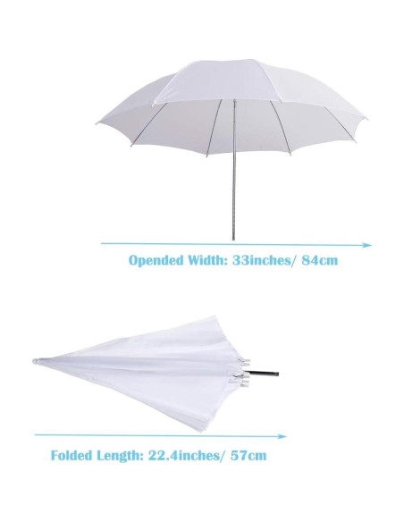 Kit de Iluminación con Paraguas Bcolor FD-8 4 Piezas 84cm