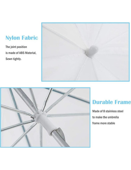 Kit de Iluminación con Paraguas Bcolor FD-8 4 Piezas 84cm