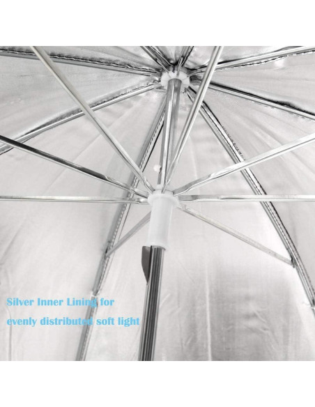 Kit de Iluminación con Paraguas Bcolor FD-8 4 Piezas 84cm