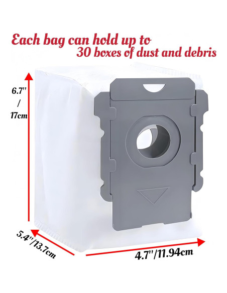 10 Bolsas de Vacío Smaiasl Compatibles con iRobot Roomba