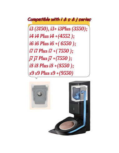 10 Bolsas de Vacío Smaiasl Compatibles con iRobot Roomba