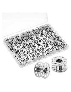 Bobinas de Metal Mr. Pen - Paquete de 64 para Máquina de Coser