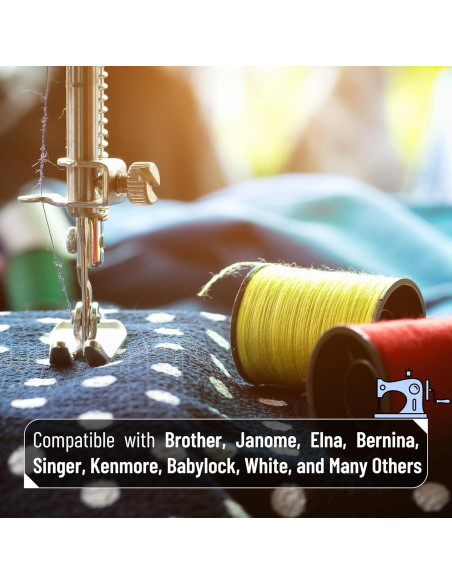Bobinas de Metal Mr. Pen - Paquete de 64 para Máquina de Coser