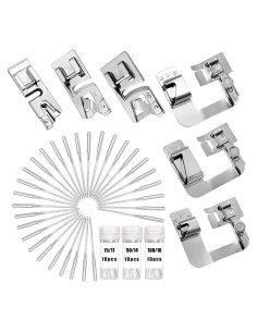 Kit de Prensatelas y Agujas para Máquina de Coser LUNARM