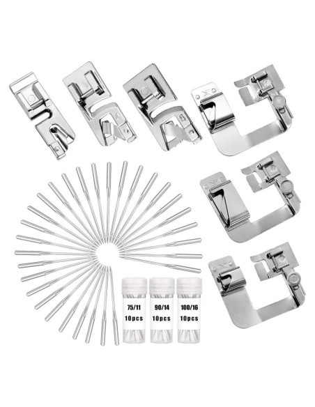 Kit de Prensatelas y Agujas para Máquina de Coser LUNARM