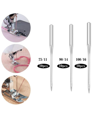 Kit de Prensatelas y Agujas para Máquina de Coser LUNARM