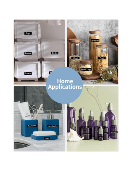 Cinta de Etiquetas MarkDomain TZe-335 12mm Blanca sobre Negra - Paquete de 5