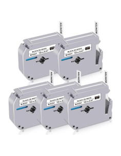 Cinta de Etiqueta Womiten M-K231 12mm Blanca 5-Pack