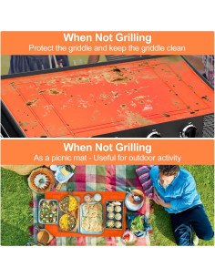 Cubierta de Silicona SEFONE 91x53cm para Plancha Blackstone 2