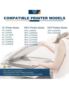 Cartucho de tóner Ankink TN660 TN630 compatible Brother 2