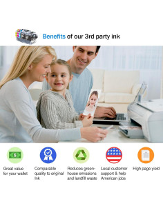 Cartuchos de Tinta Compatibles Cartlee para Brother LC401XL - 5pk 2