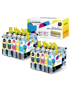 Cartucho de tinta KALOKING LC103 XL compatible 10P (4 negro, 2 cian, 2 magenta, 2 amarillo)