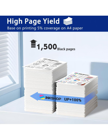 Cartucho de tóner negro INKSHOP TN730 compatible - Paquete de 2