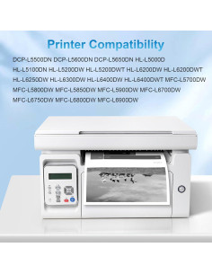 Cartucho de Tóner Negro TN820 HUEHUB para Brother - Paquete de 2 2