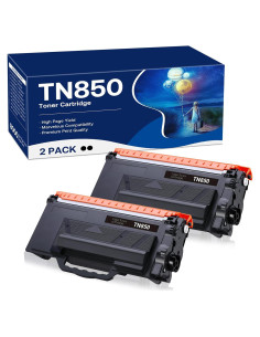 Cartuchos de Tóner Alto Rendimiento Brother TN-850 - 2 Unidades