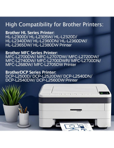 Cartucho de Tóner TN660 Mulakn para Impresoras Brother - 4PK 2