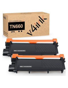 Cartucho de Tóner Compatible v4ink TN660 2PK para Brother