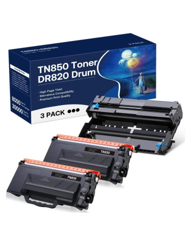Cartucho de Tóner TN850 y Tambor DR820 Compatible Brother