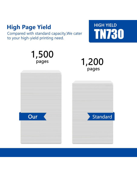 Cartucho de Tóner Negro TN-730 4-Pack para Brother Cartucho de Tóner Negro TN-730 4-Pack para Brother