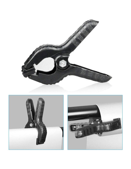 Kit de Soporte de Fondo SLOW DOLPHIN 10x12 pies Algodón