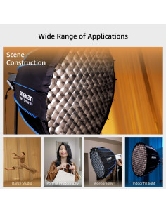 Softbox Circular Amaran Light Dome 90 - 90 cm, Bowens 2