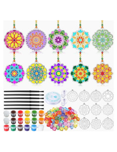 30 Kits de Arte Suncatchers Mandala WinnerWhy para Niños