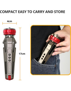 Trípode de Luz GVM Ajustable para Video y Fotografía - 181g 2