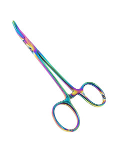 Pinzas Hemostáticas Curvadas 12.7 cm Acero Inoxidable ArtZone