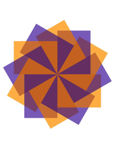 12 Filtros de Gel Colorido Outus 29.7x21 cm Morado y Naranja