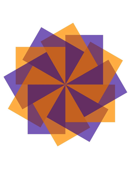 12 Filtros de Gel Colorido Outus 29.7x21 cm Morado y Naranja