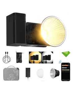 Luz de Video LED Zhiyun MOLUS X60 Combo 60W Bi-Color 2700-6500K