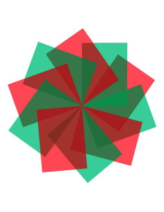 12 Filtros de Gel Transparentes Frienda 29.7x21cm Rojo Verde