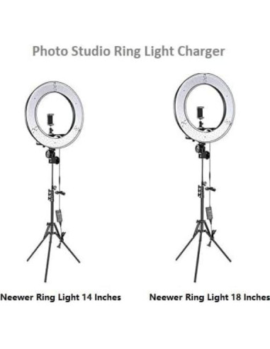 Adaptador de Corriente 15V 5A Neewer Ring Light 14" 18"